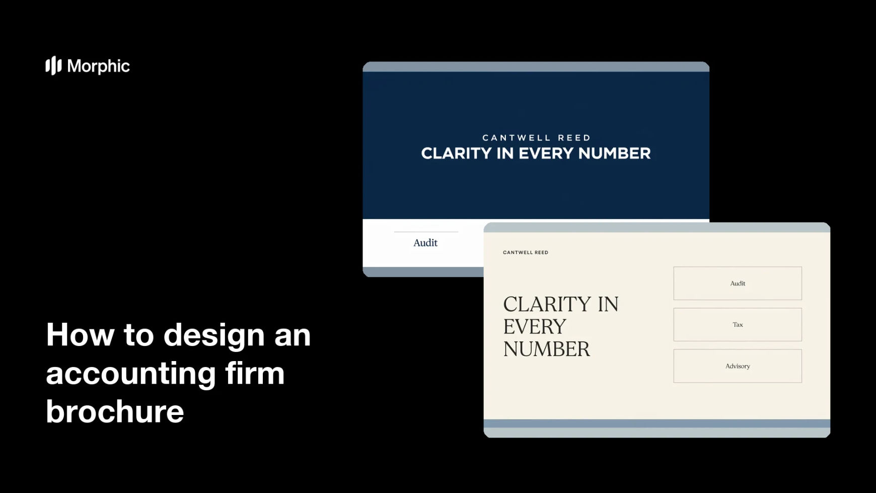 How to design an accounting firm brochure