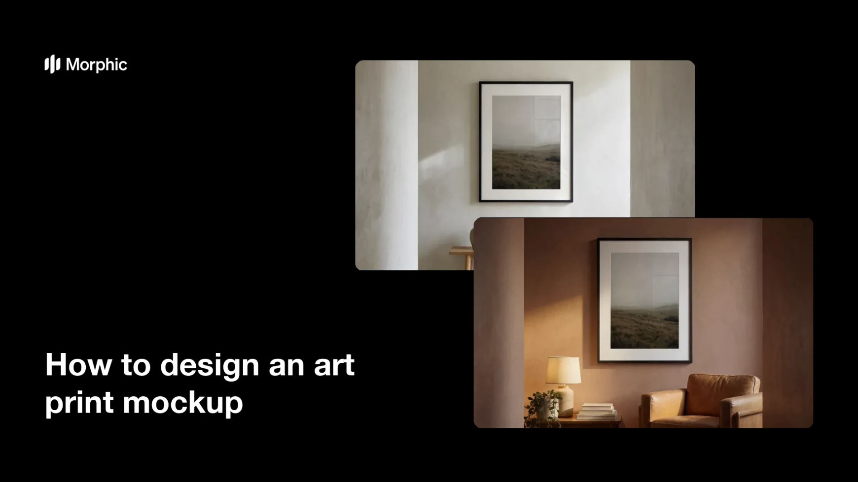 How to design an art print mockup