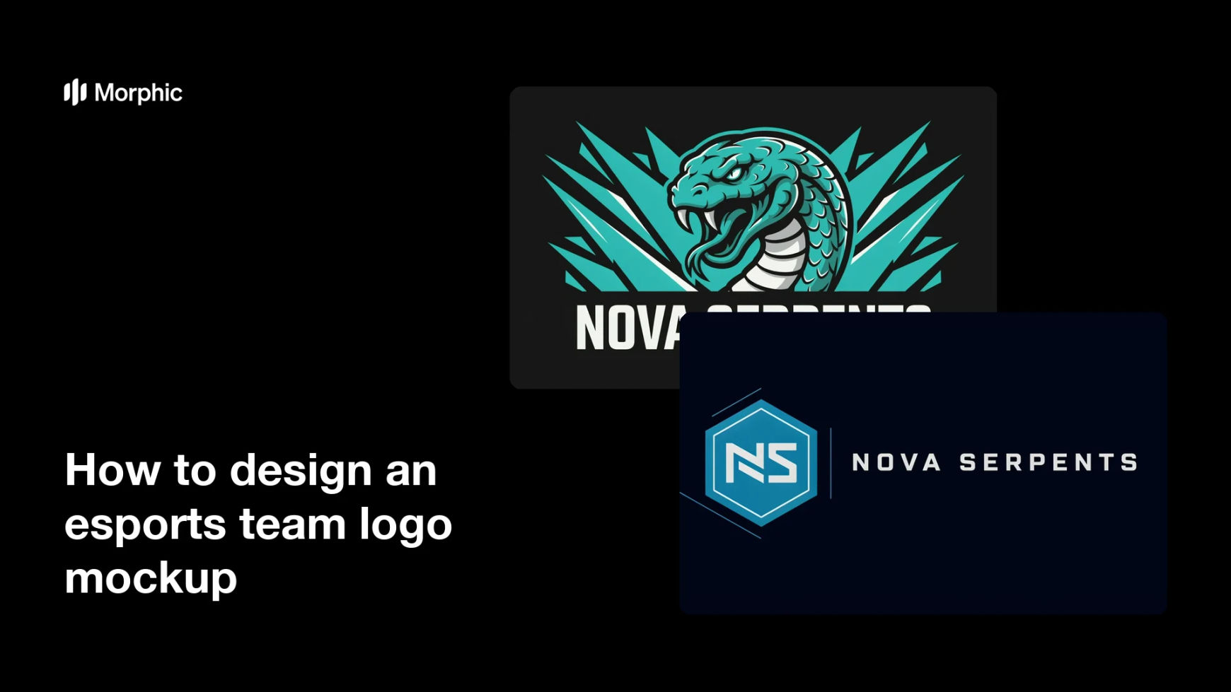 How to design an esports team logo mockup