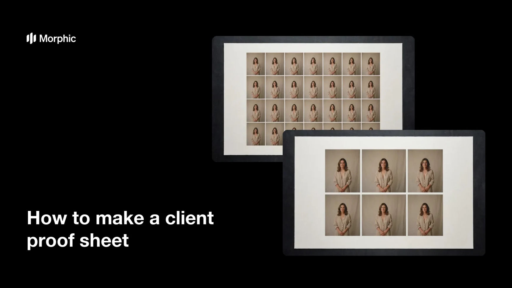 How to make a client proof sheet
