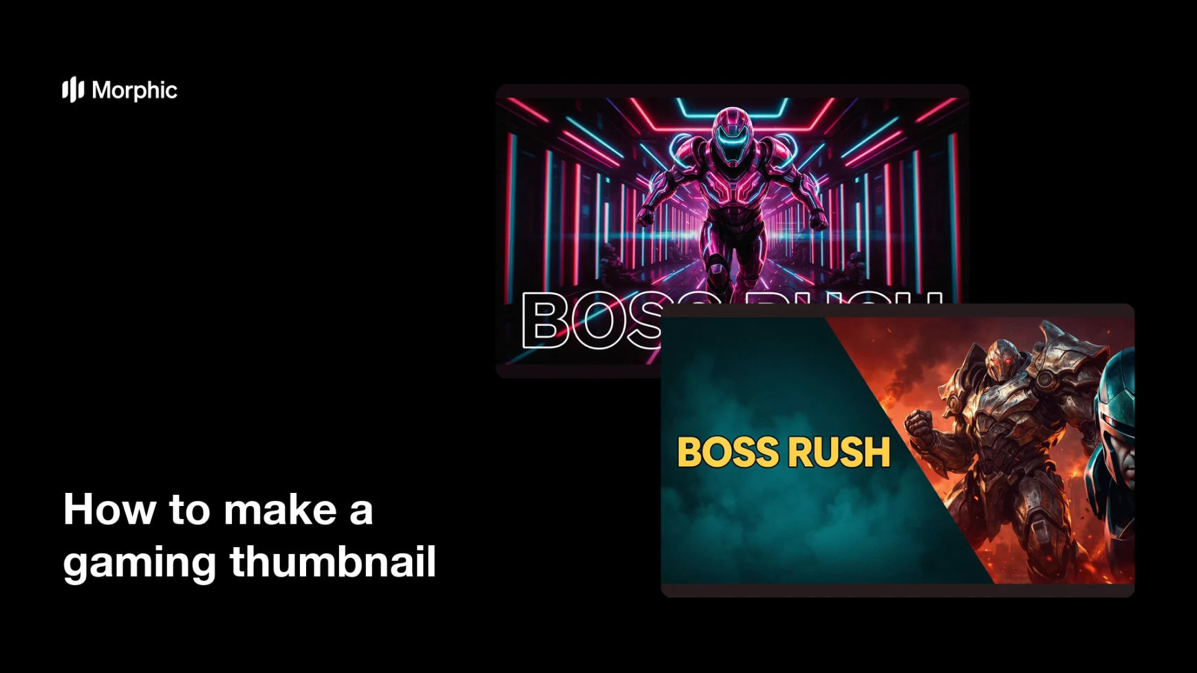 How to make a gaming thumbnail