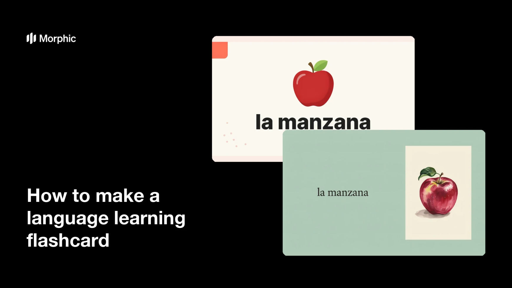 How to make a language learning flashcard
