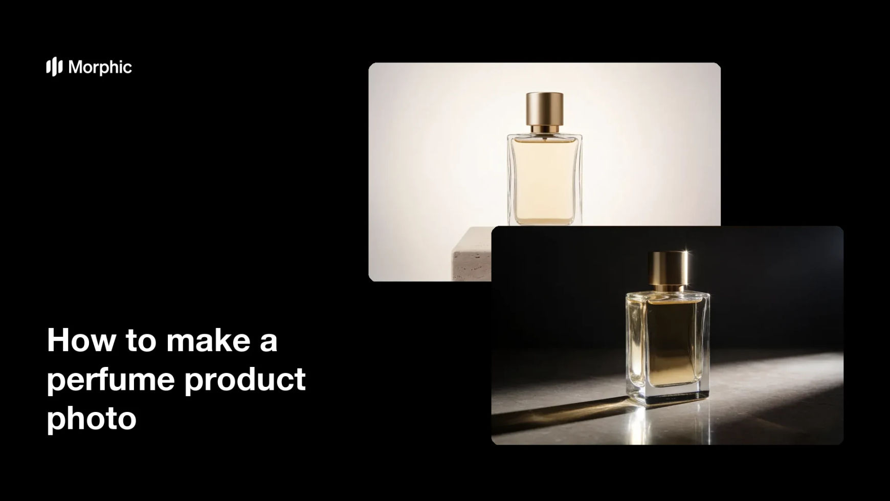 How to make a perfume product photo