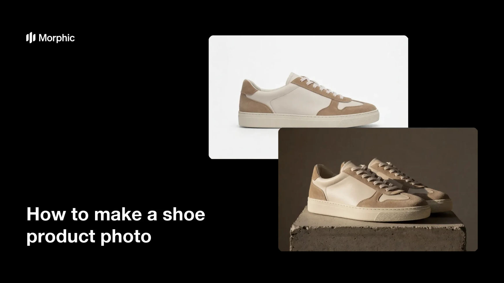 How to make a shoe product photo