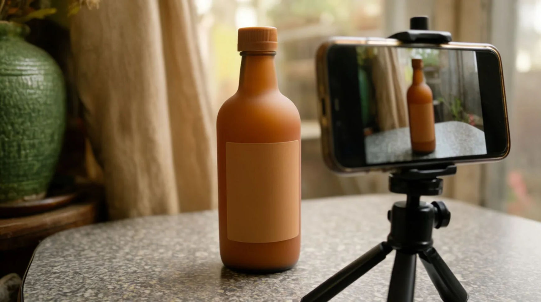 DIY product photography: shoot on a phone, finish with AI