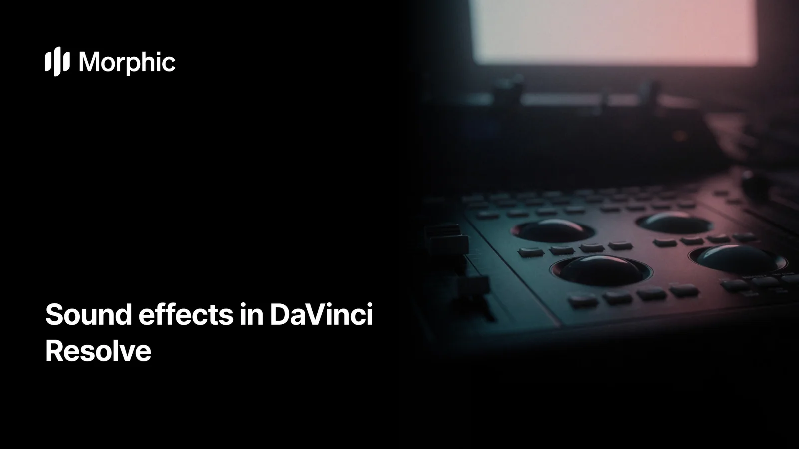 How to add sound effects in DaVinci Resolve