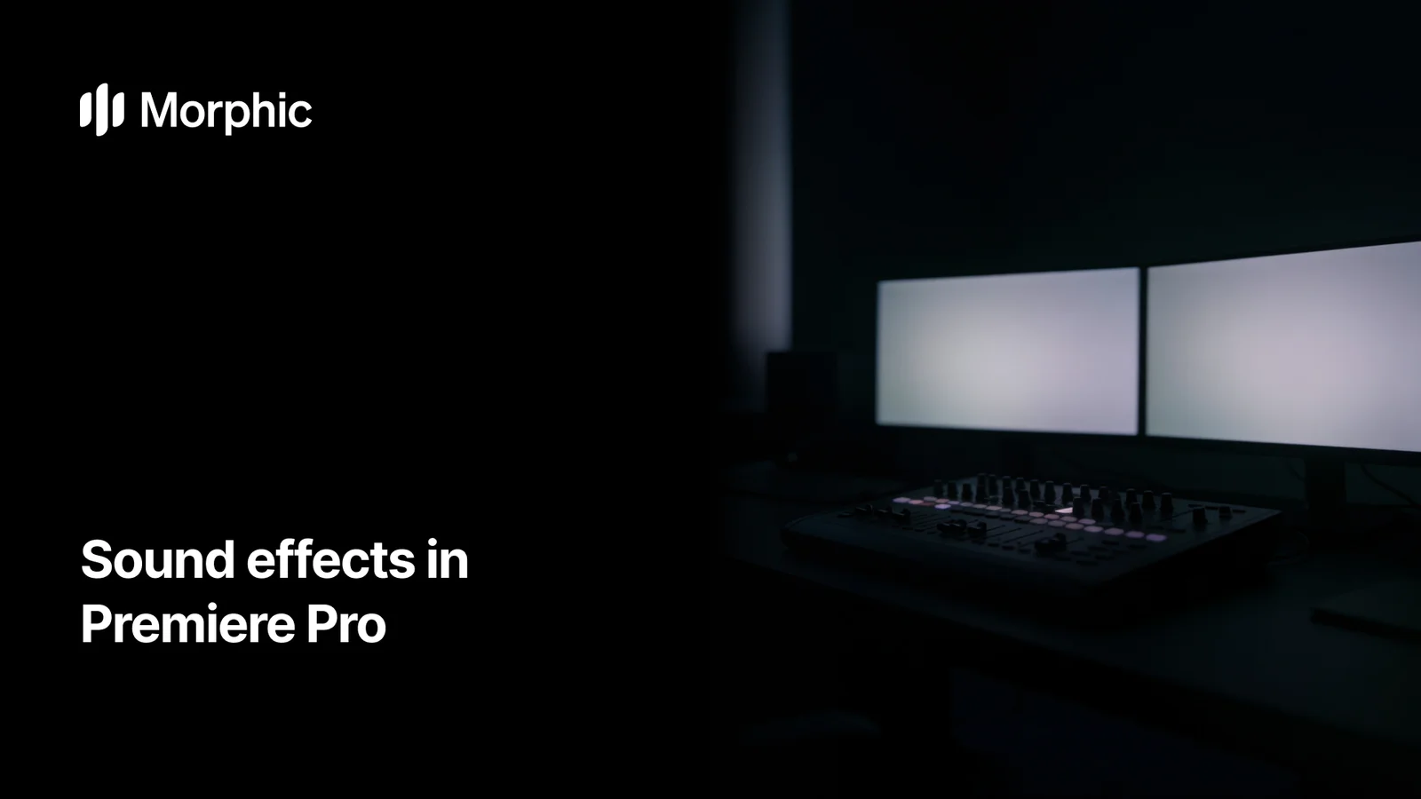 How to add sound effects in Premiere Pro