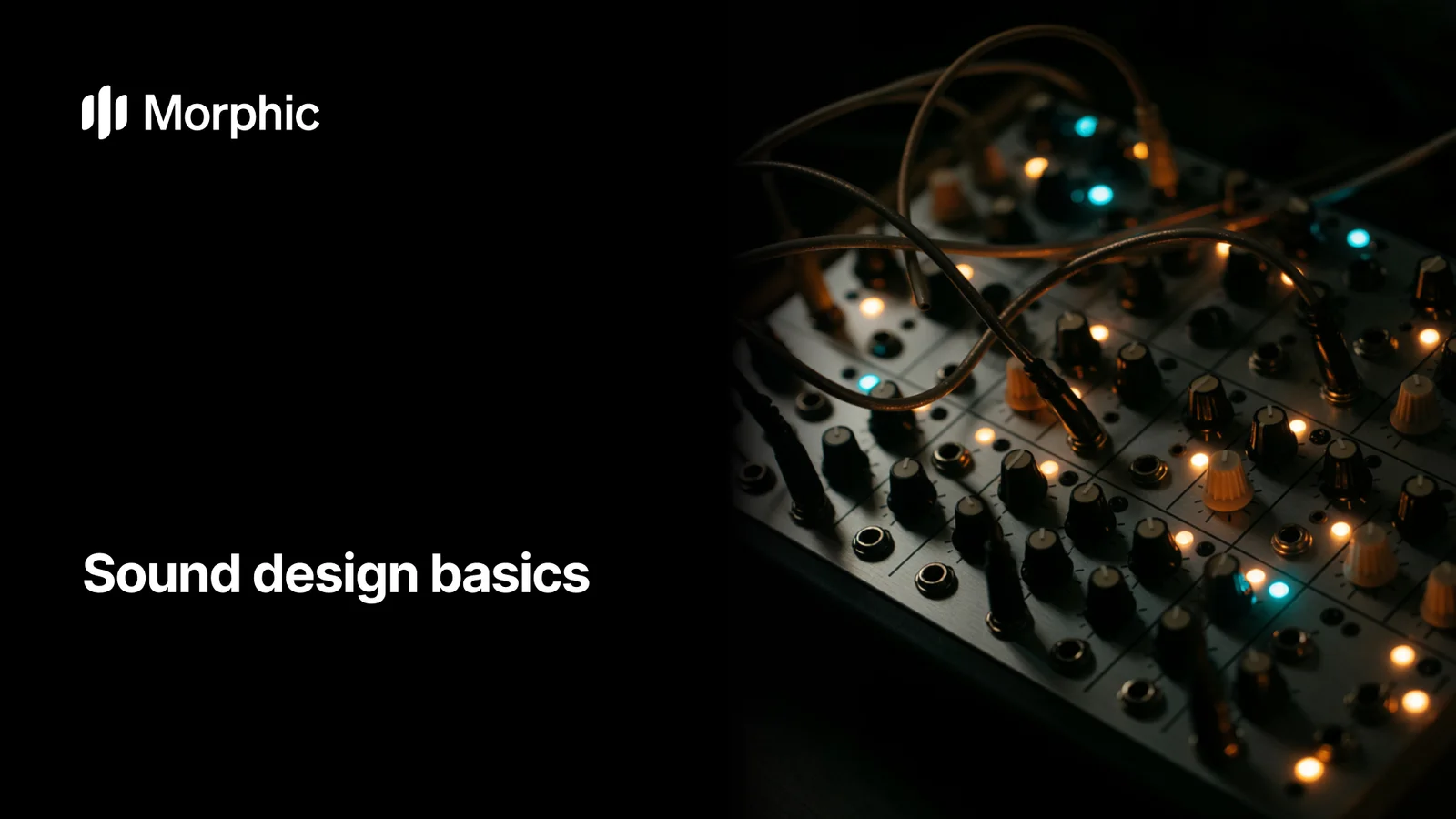 Sound design basics