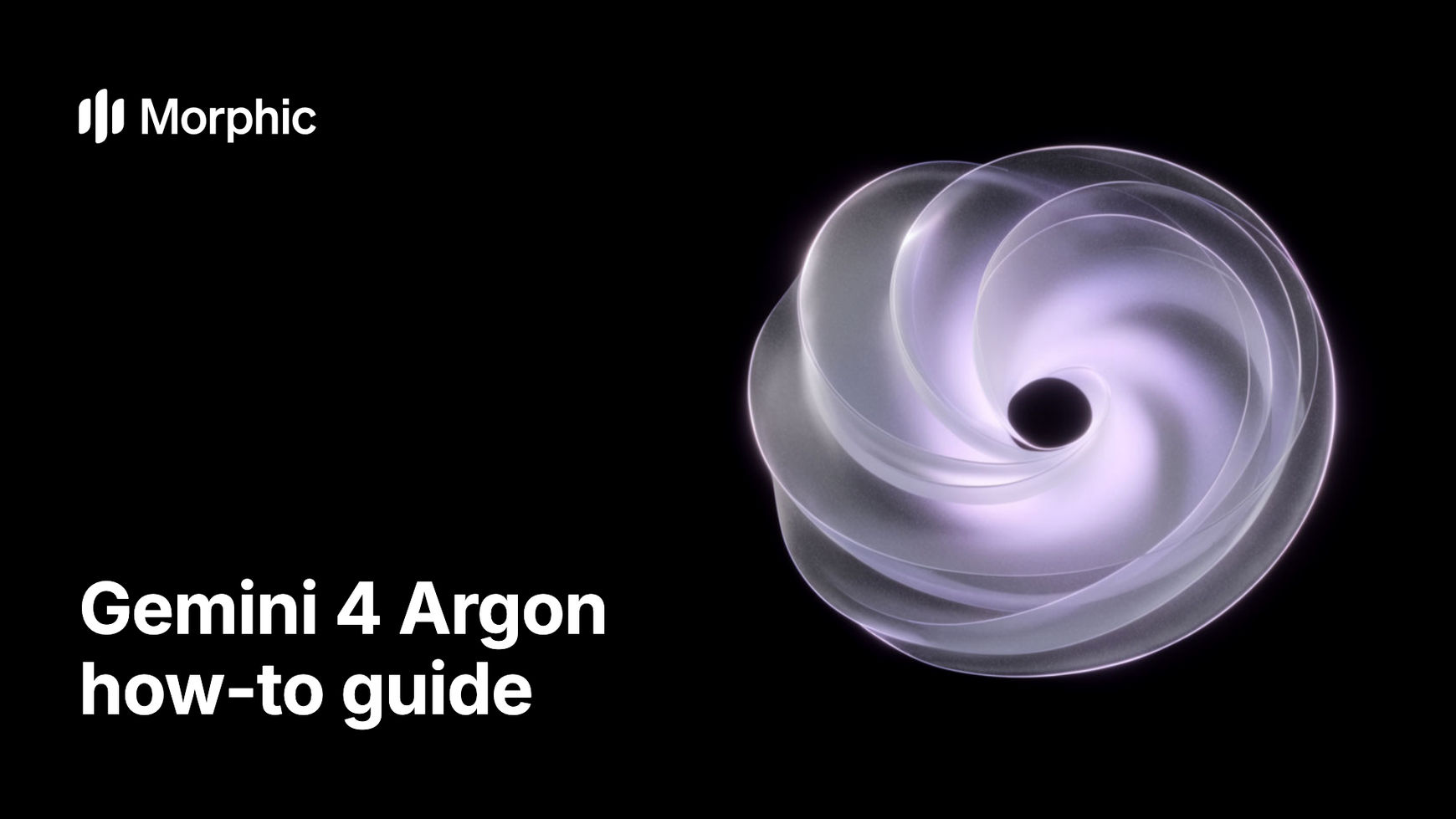 How to use Gemini 4 Argon with Morphic: Copilot and MCP