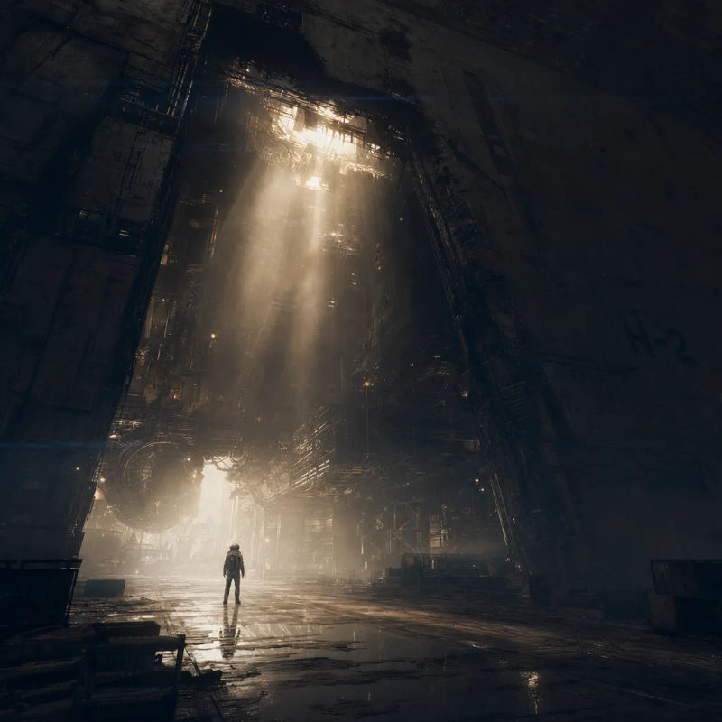 Science-Fiction-Atmosphäre
