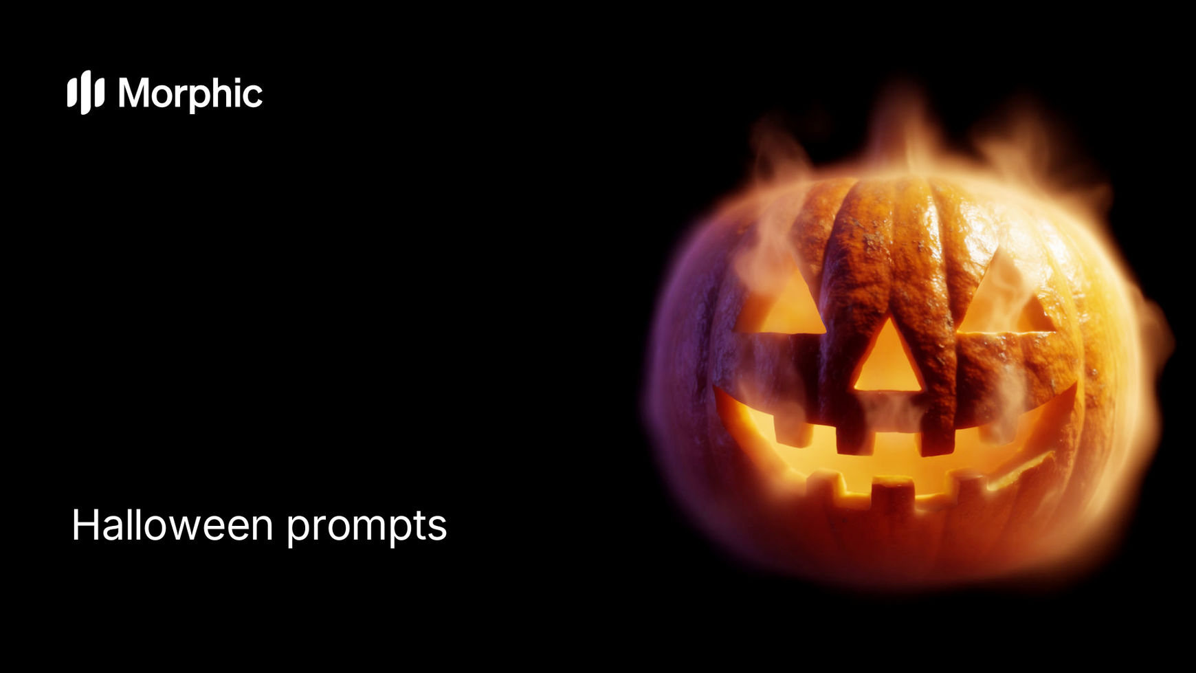 Halloween prompt library on Morphic