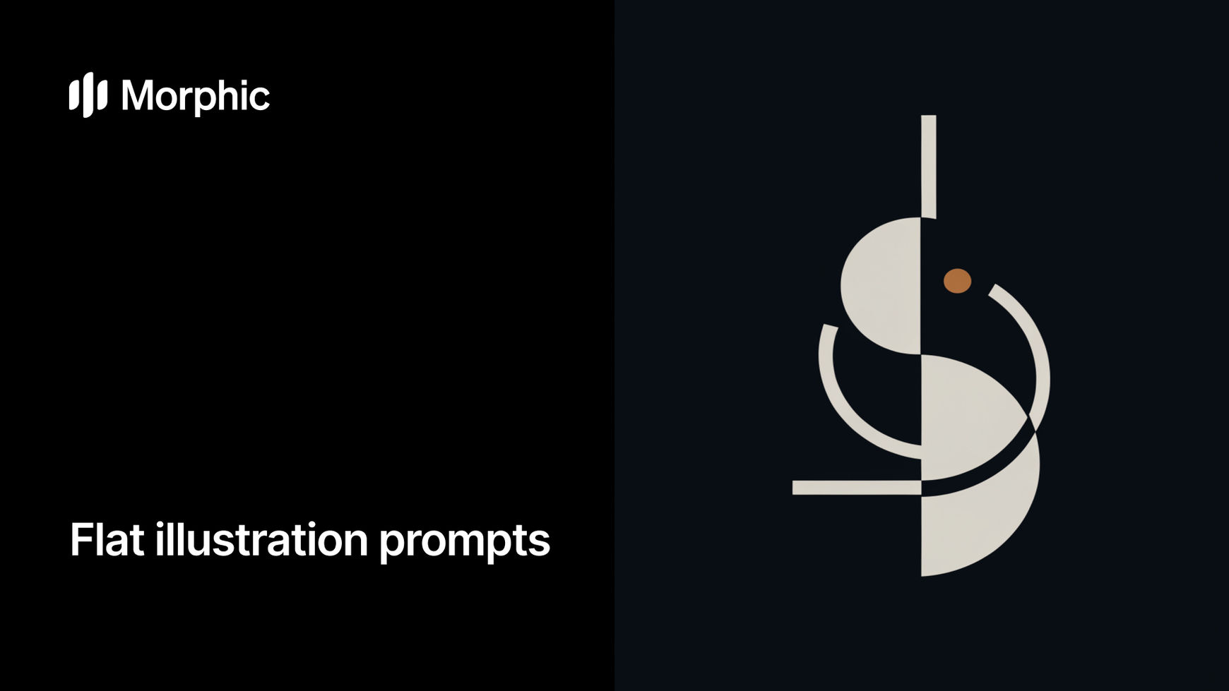 Flat illustration prompt library on Morphic