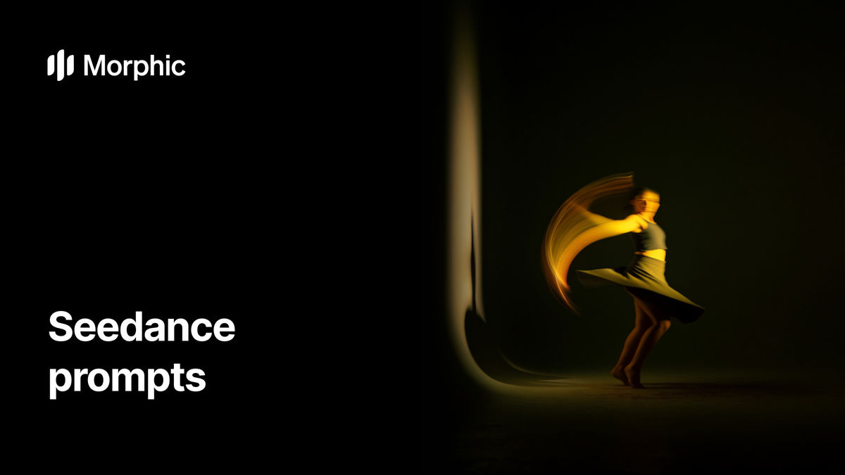 Seedance prompt library on Morphic
