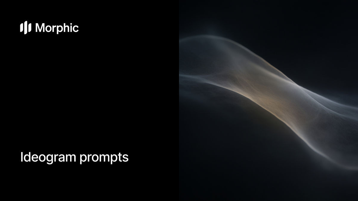 Ideogram prompt library on Morphic