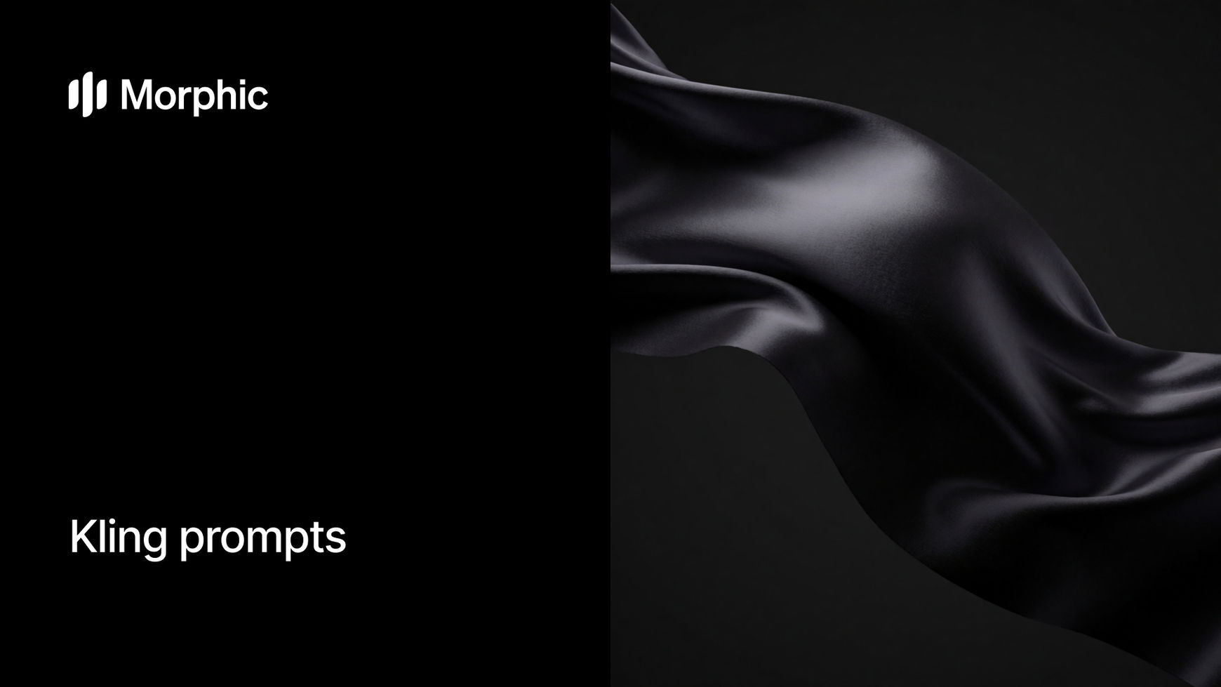 Kling prompt library on Morphic