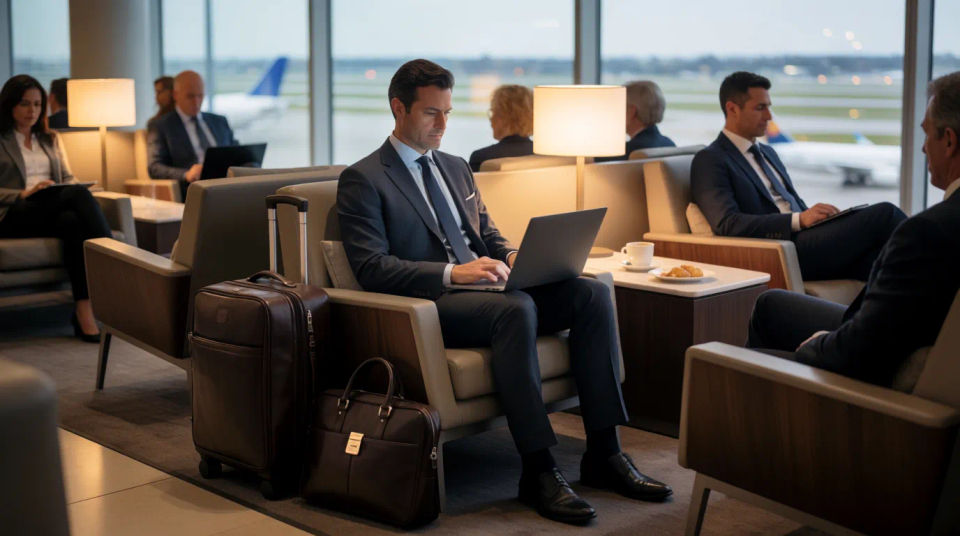 Business travel article header