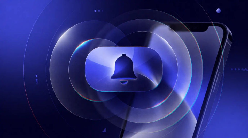 Push notification card