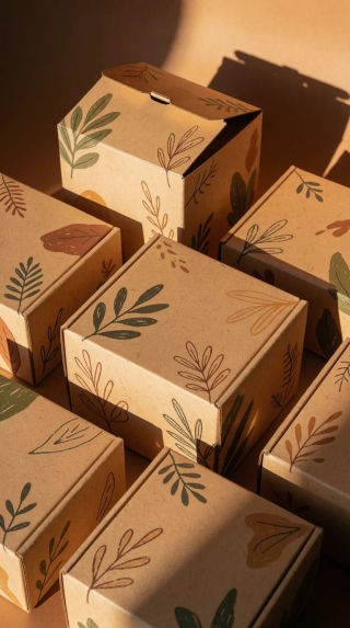 Box packaging design with AI
