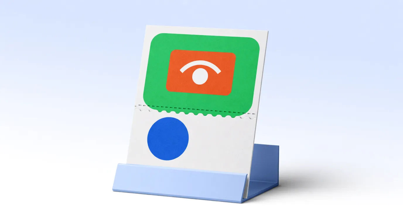 In-store display card