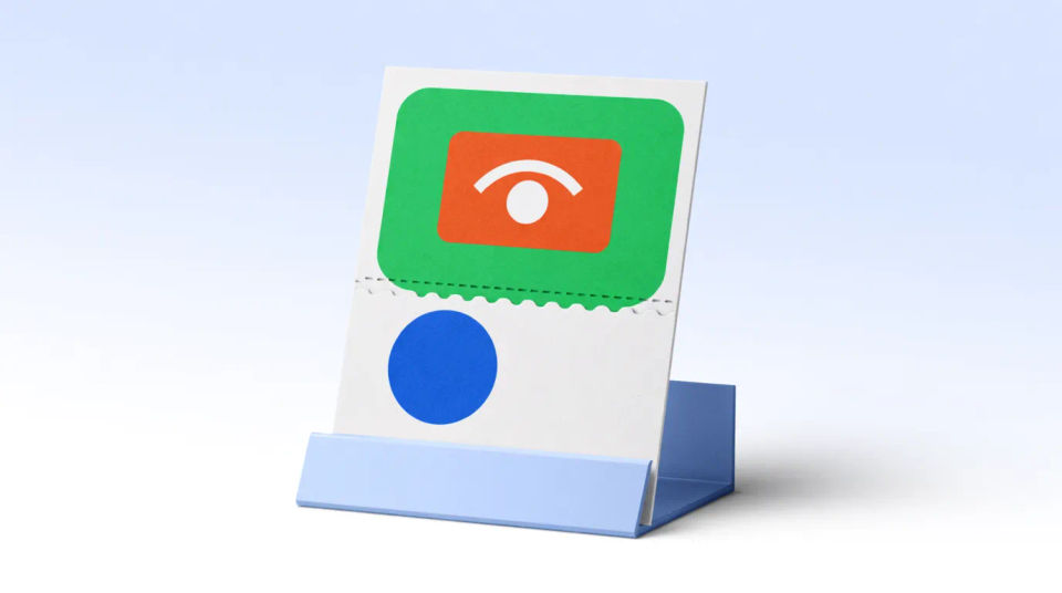 In-store display card