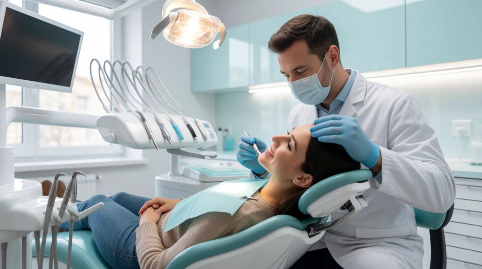 Dental clinic website hero