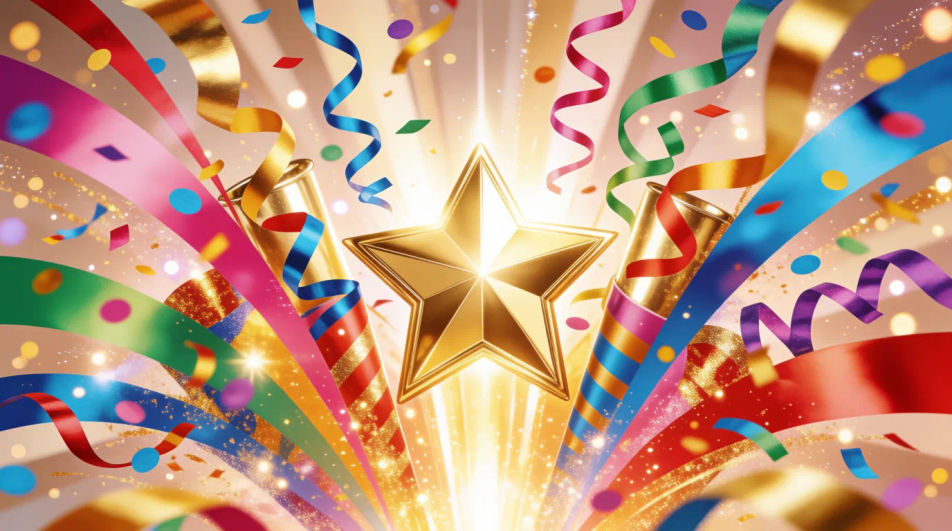 Winner reveal card