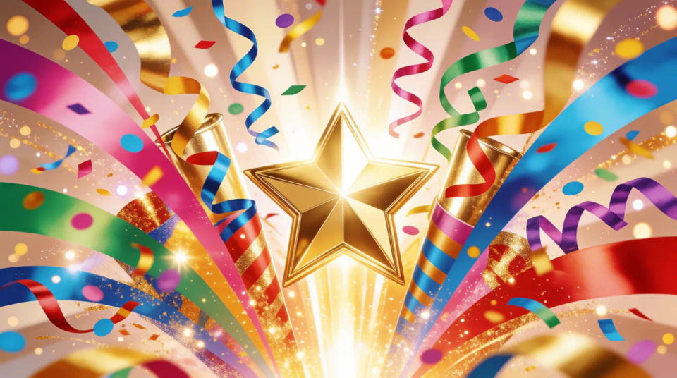 Winner reveal card