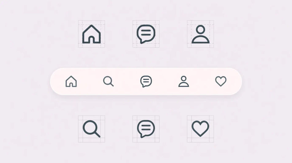 Mobile app tab bar