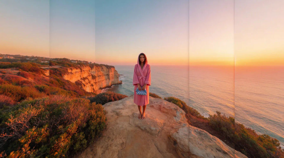 Seamless panorama frame