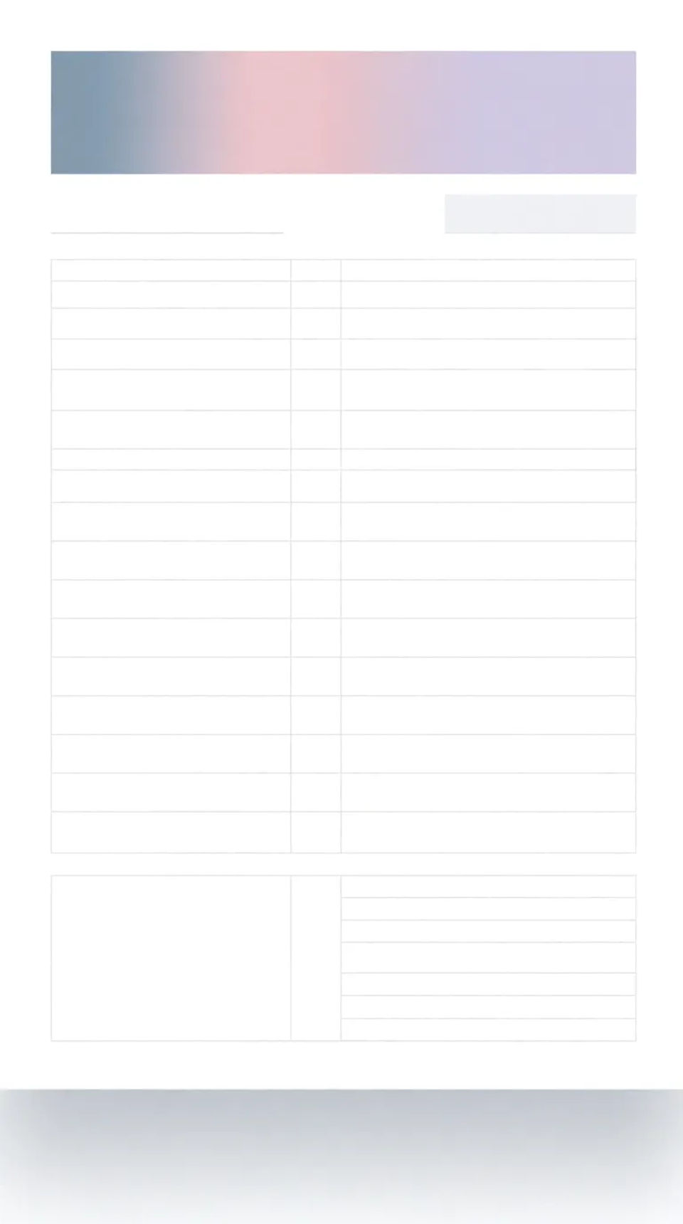 Digital PDF invoice