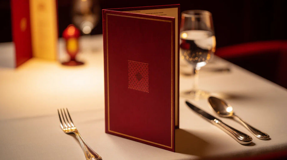Table setting mockup