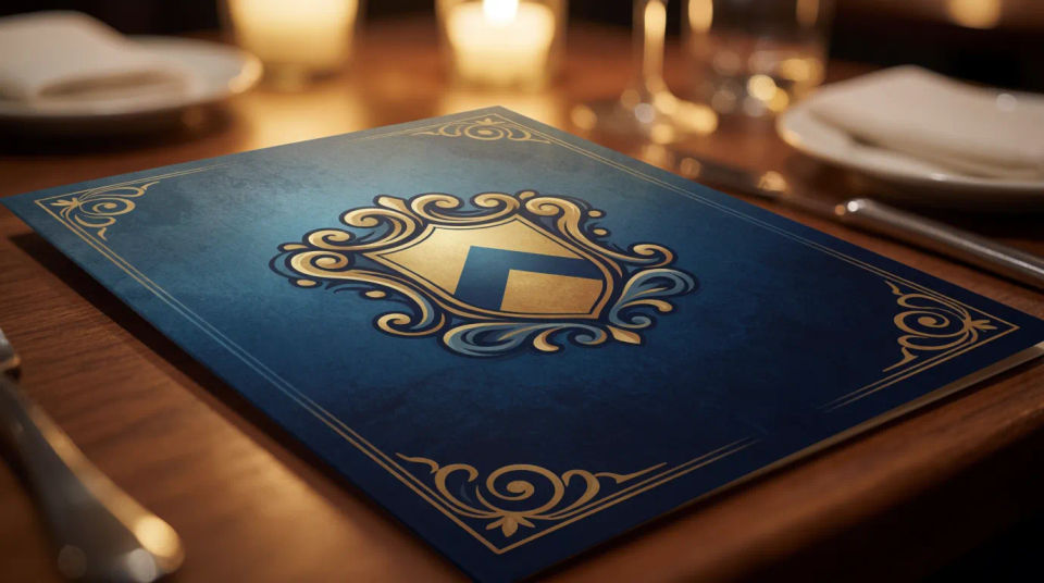Print and table mockup