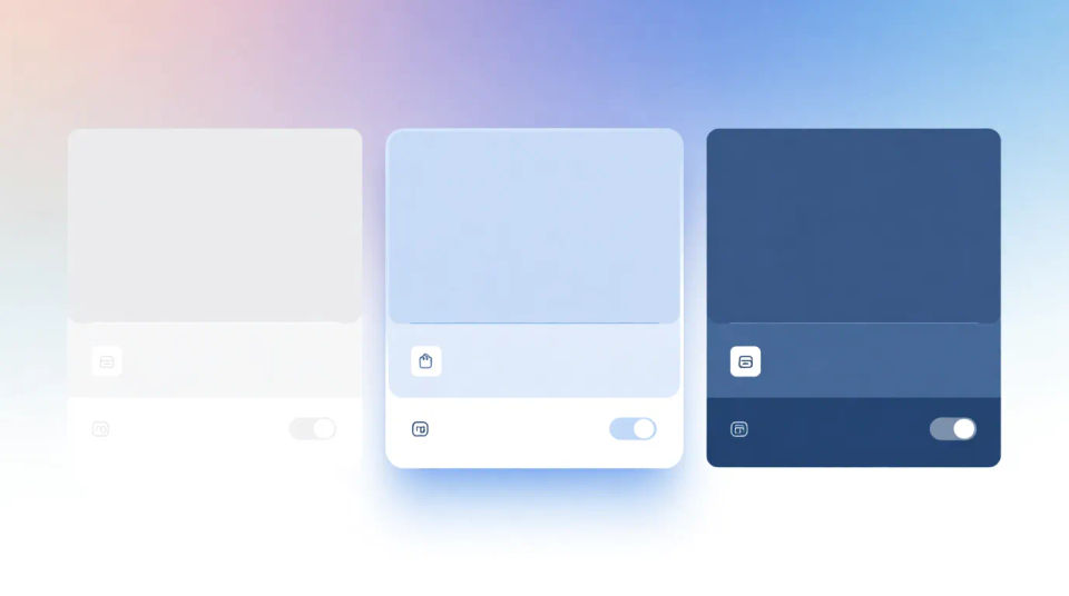 Web pricing section