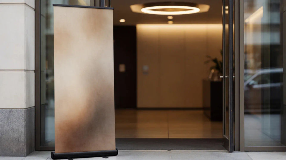 Reception entrance mockup