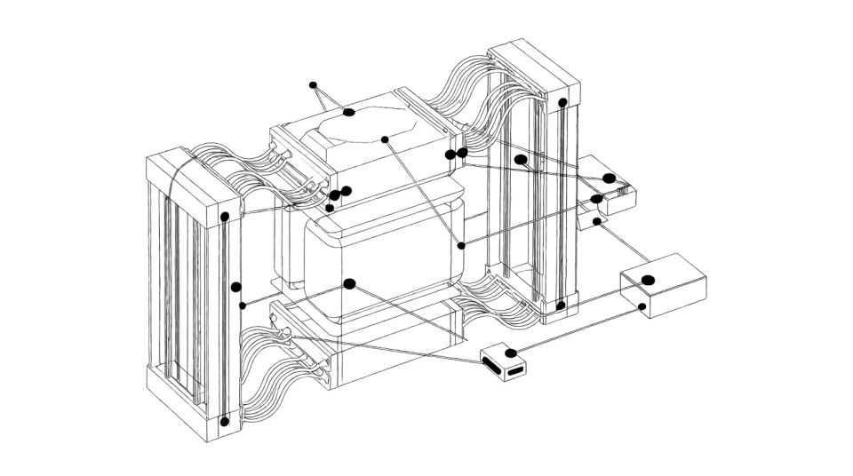 Patent style line drawing