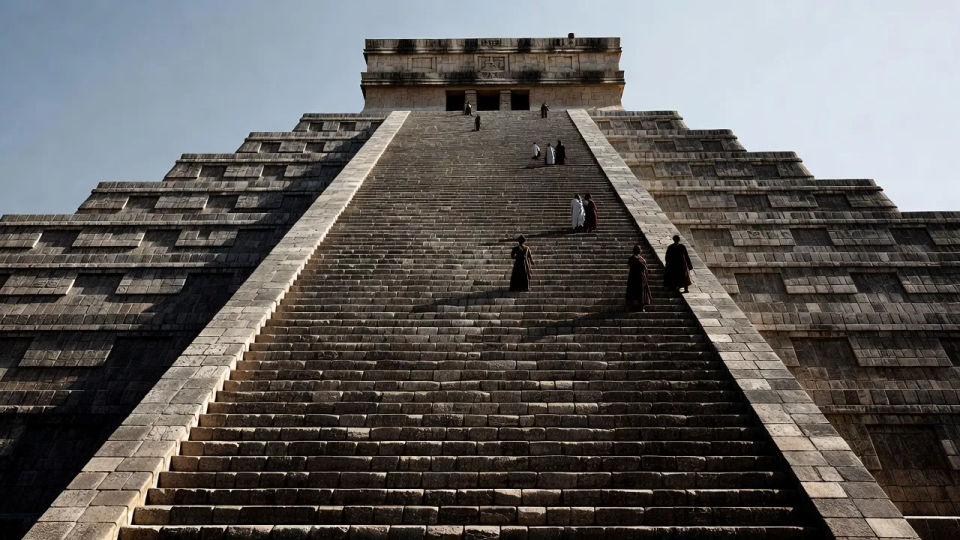Grand staircase approach