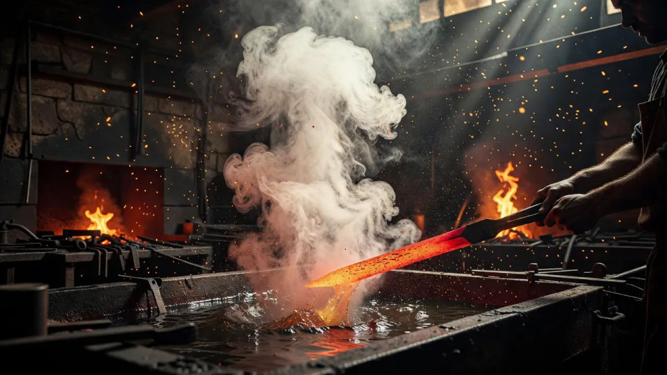 Quenching and steam
