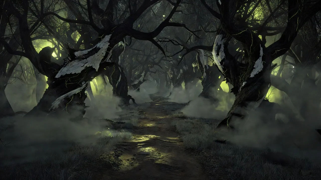 Path into the blight