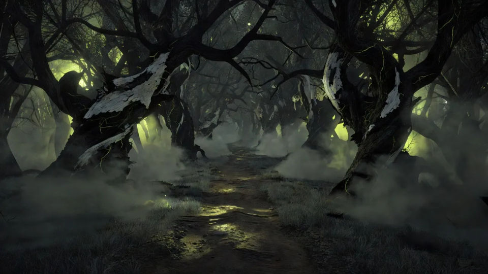 Path into the blight