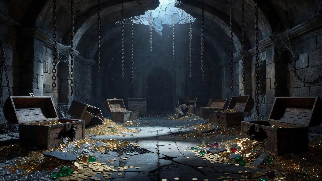 Collapsed vault chamber