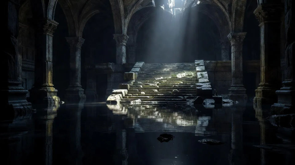 Flooded vault chamber