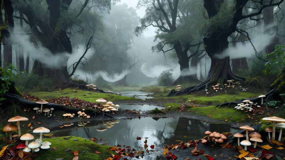 The Rain-Soaked Grove