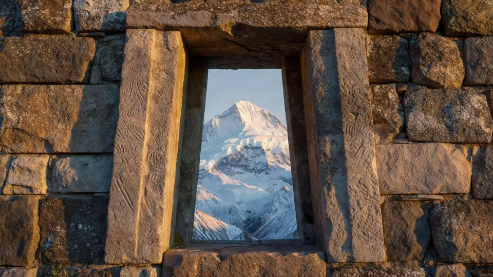 Doorway to the peak