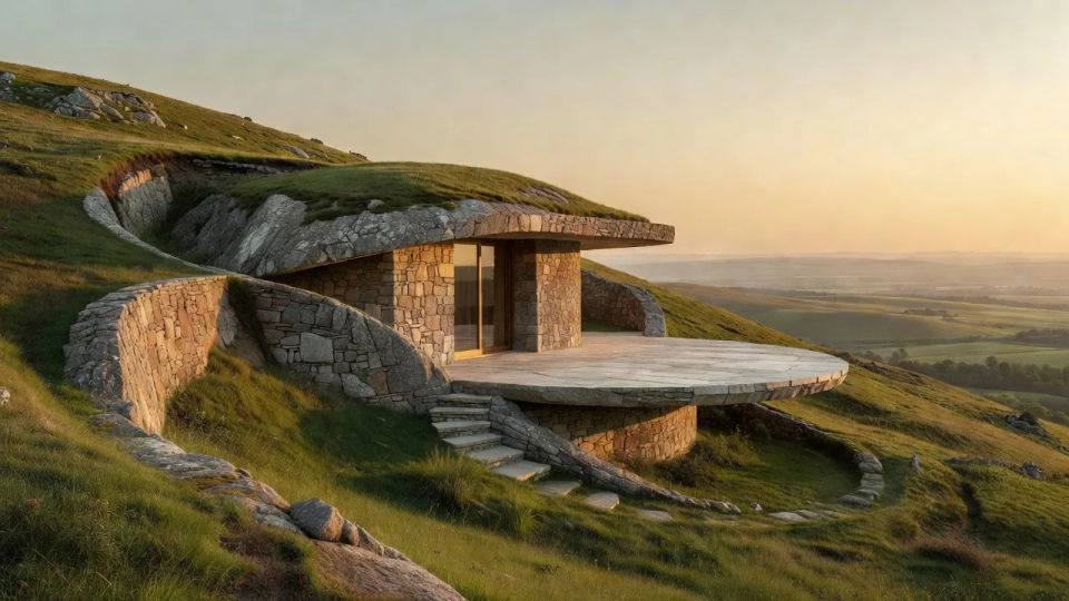 Hillside residence overlook