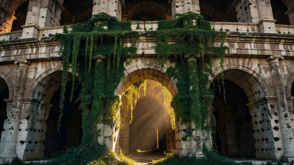 Ivy archway entrance