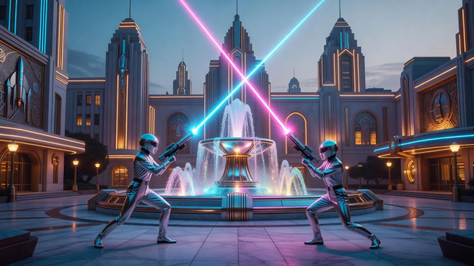 Raygun duel plaza