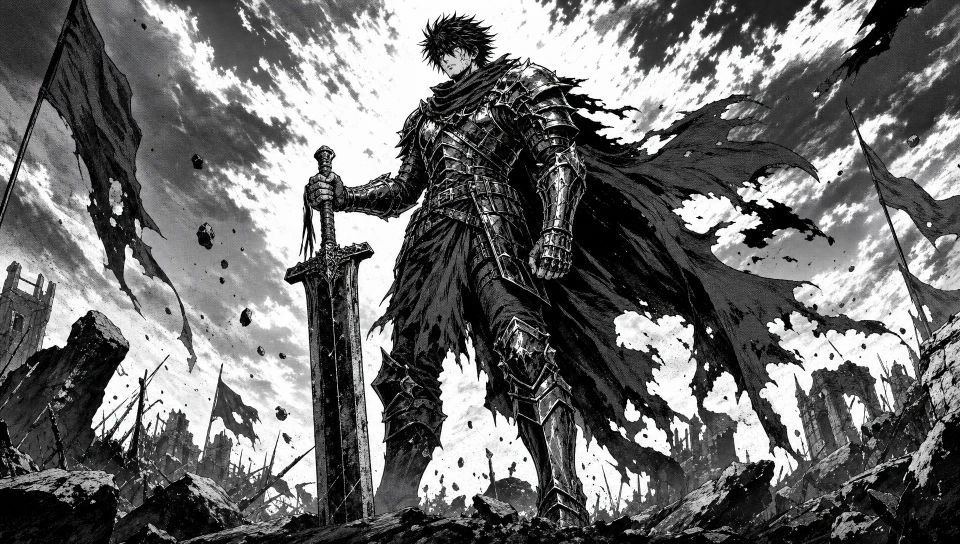 Full-body hero key art