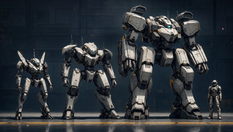 Scale comparison lineup