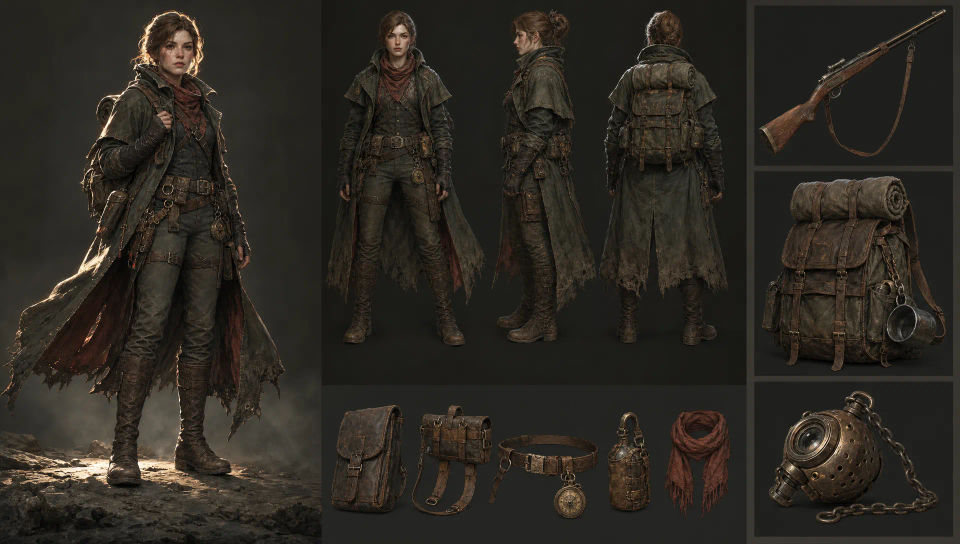 Gear and loadout sheet