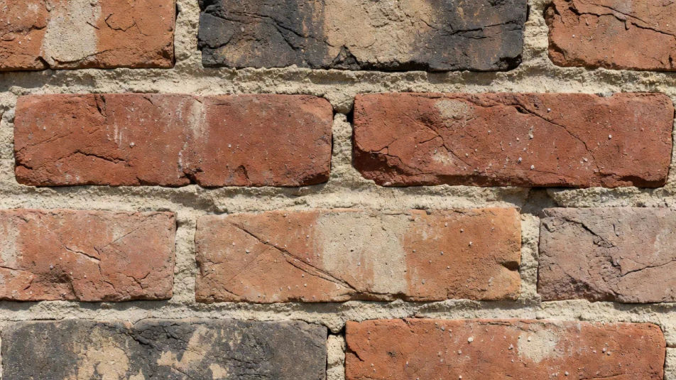 Macro brick close-up